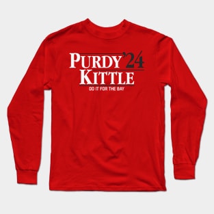 Brock Purdy George Kittle Purdy-Kittle '24 Long Sleeve T-Shirt